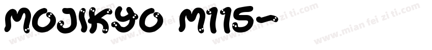 Mojikyo M115字体转换